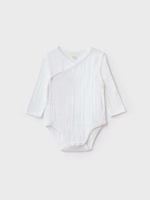  Боди с длинным рукавом ажур